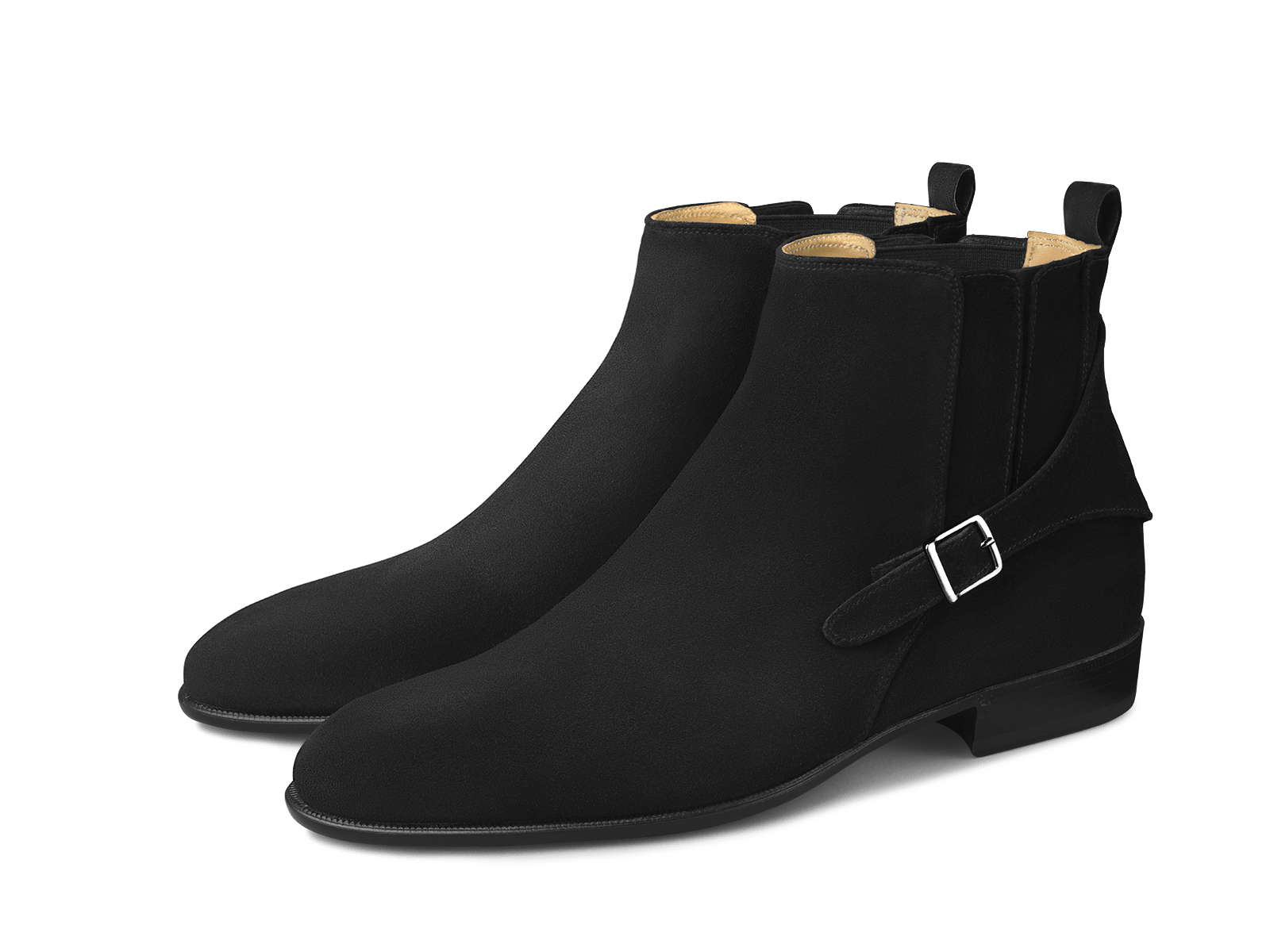 Hopper Buckle Boot In Shield Suede