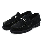 Horsebit Loafer w/Lug Sole - Black Orion Fleshout