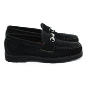 Horsebit Loafer w/Lug Sole - Black Orion Fleshout