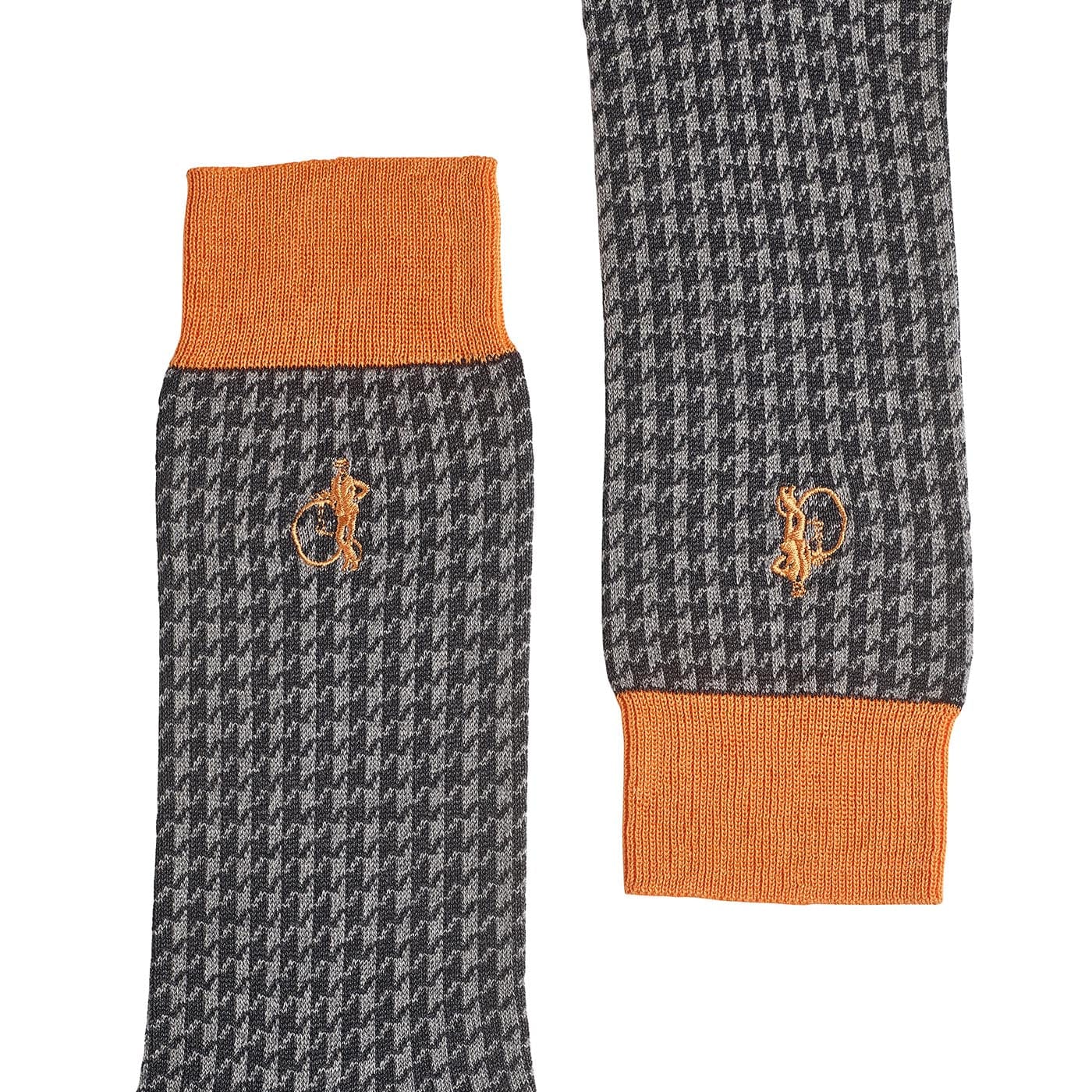 Houndstooth Socks Grey