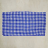 Houndstooth Print Cotton Scarf In