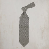Woollen Dogtooth Tie In