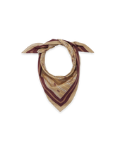 Le Foulard Rayure Monogramme