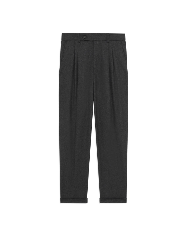 Le Pantalon à Plis Cropped