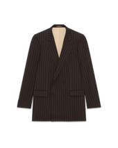 Le Blazer Croisé Rayures