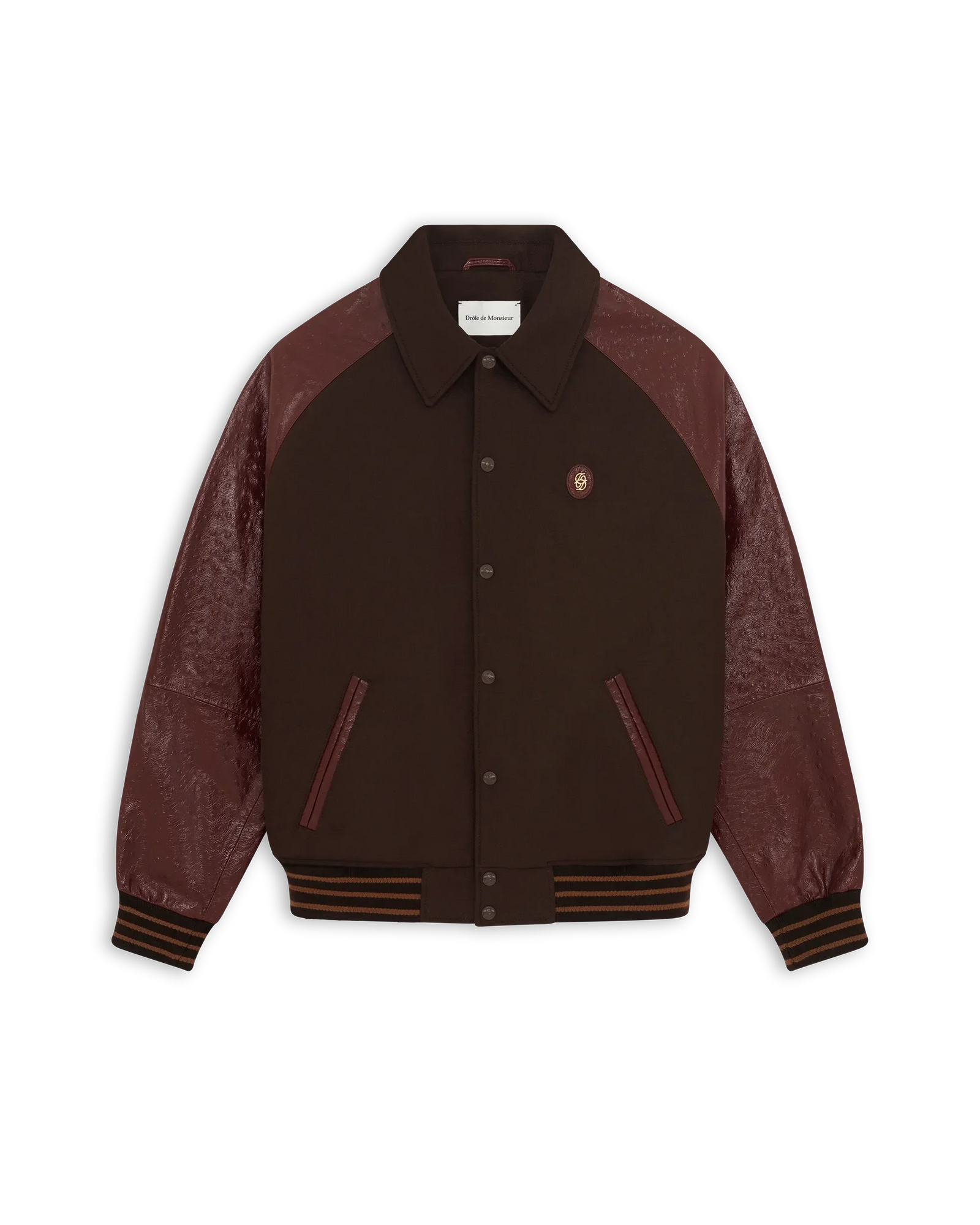 La Veste Teddy Laine Et Cuir