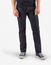 25oz Selvedge Denim Relaxed Tapered Cut Jeans - Indigo