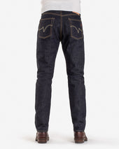 14oz Selvedge Denim Relaxed Tapered Cut Jeans - Indigo