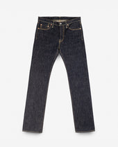 21oz Selvedge Denim Slim Straight Cut Jeans - Indigo