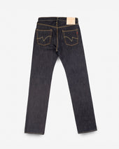 25oz Selvedge Denim Slim Straight Cut Jeans - Indigo