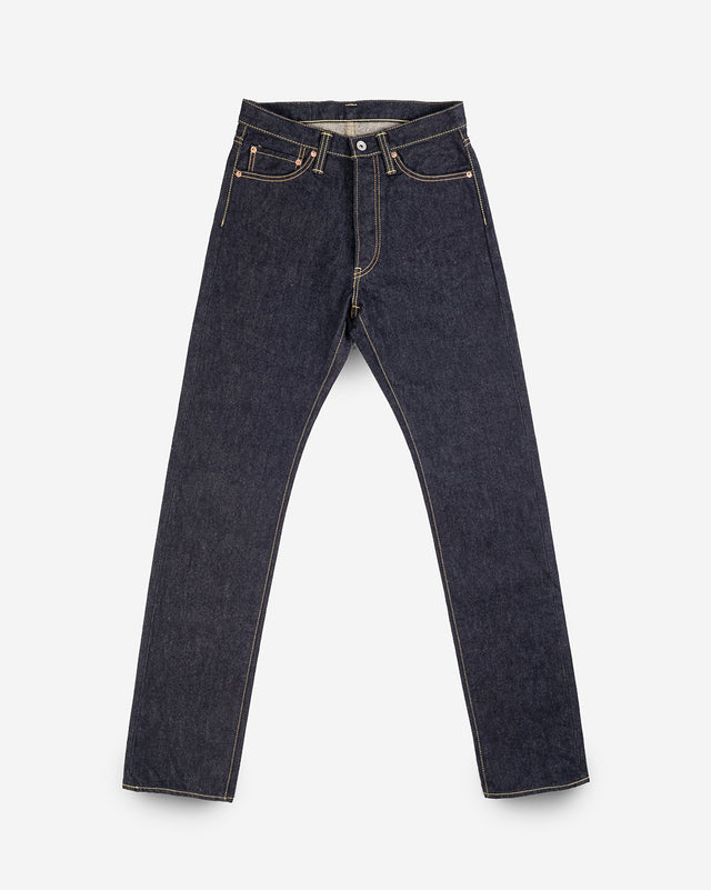 14oz Selvedge Denim Relaxed Tapered Cut Jeans - Indigo