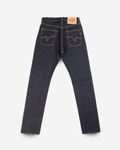 14oz Selvedge Denim Relaxed Tapered Cut Jeans - Indigo