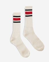 Decka 80s Skater Socks - Red