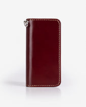 Long Shell Cordovan Wallet - Oxblood