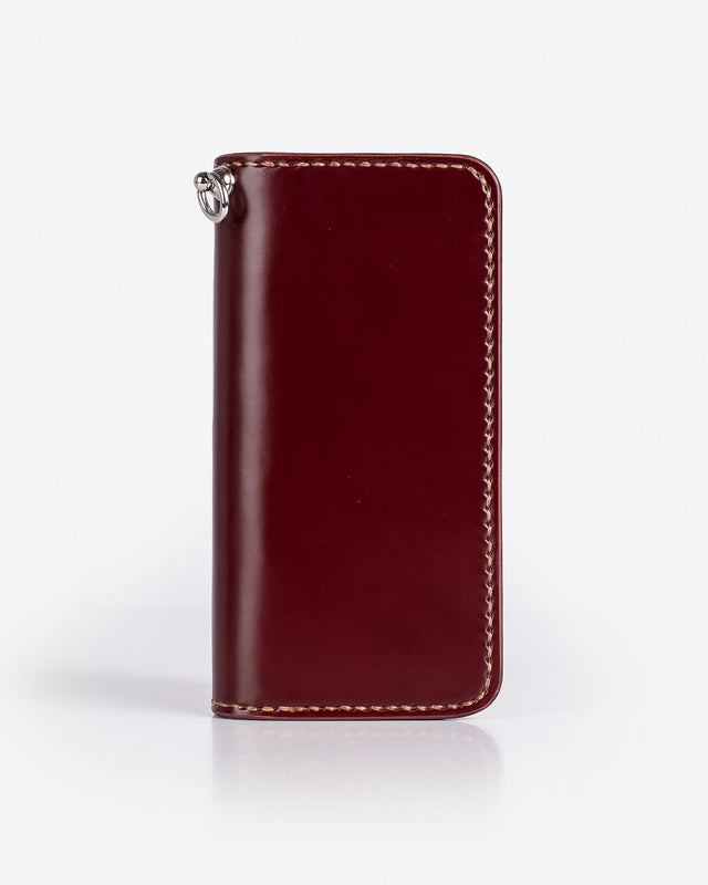 Long Shell Cordovan Wallet - Oxblood