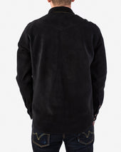 Deerskin Western Shirt "The Big Buck" - Black (Version 1)