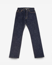 18oz Vintage Selvedge Denim Relaxed Tapered Cut Jeans - Indigo