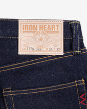 21/23oz Ultra Heavy Raw Selvedge Denim Slim Tapered Cut Jeans - Indigo