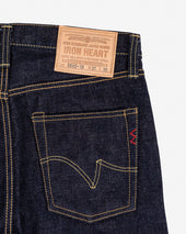 18oz Vintage Selvedge Denim Slim Straight Cut Jeans - Indigo