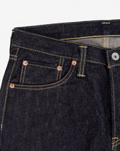 14oz Selvedge Denim Slim Straight Cut Jeans - Indigo