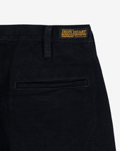 14oz Selvedge Denim Cargo Pants - Black/Black
