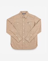 10oz Selvedge Chambray Work Shirt - Khaki