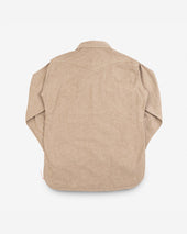 10oz Selvedge Chambray Western Shirt - Khaki
