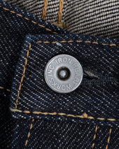 21oz Selvedge Denim Slim Cut Jeans - Indigo (with Tonal Pocket Arcs)