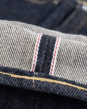 21oz Selvedge Denim Slim Cut Jeans - Indigo (with Tonal Pocket Arcs)