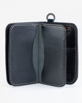 Medium Shell Cordovan Wallet - Navy