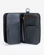 Medium Shell Cordovan Wallet - Navy