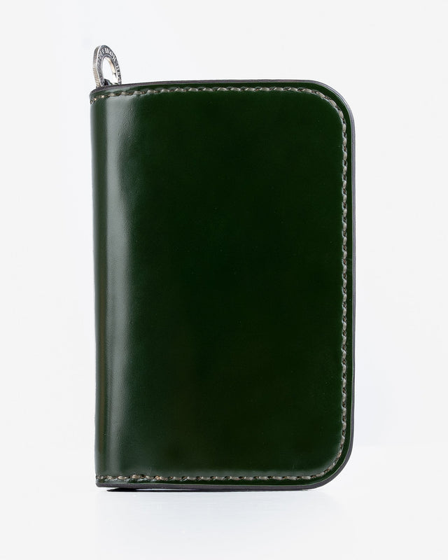 Medium Shell Cordovan Wallet - Green
