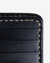 Small Shell Cordovan Wallet - Navy