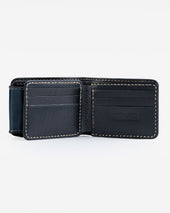 Small Shell Cordovan Wallet - Navy