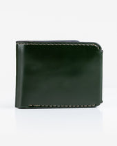 Small Shell Cordovan Wallet - Green