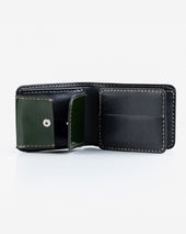Small Shell Cordovan Wallet - Green