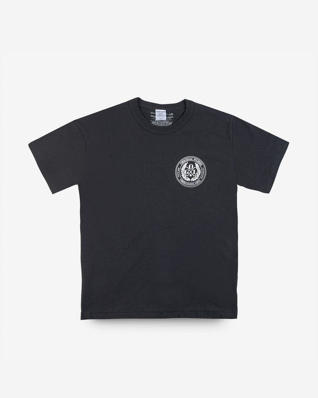OGL 6.2oz Ringspun T-shirt - Silkscreen Printed 'OGL Logo' - Charcoal