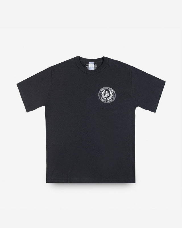 OGL 6.2oz Ringspun T-shirt - Silkscreen Printed 'Fly Me To The Moon' - Charcoal