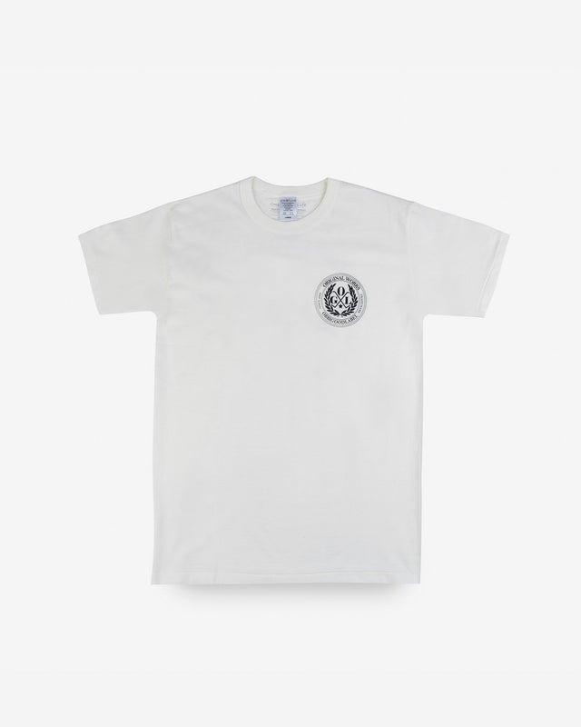 OGL 6.2oz Ringspun T-shirt - Silkscreen Printed 'Fly Me To The Moon' - Cream