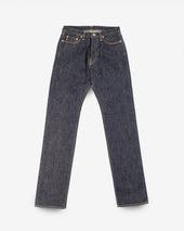 21oz Selvedge Denim Relaxed Tapered Cut Jeans - Indigo
