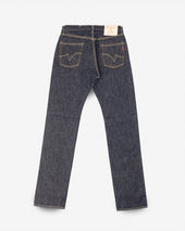 21oz Selvedge Denim Relaxed Tapered Cut Jeans - Indigo
