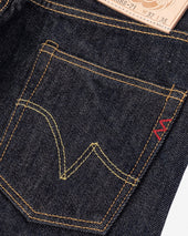 21oz Selvedge Denim Relaxed Tapered Cut Jeans - Indigo