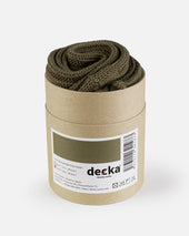 Decka Cased Heavyweight Plain Socks - Olive