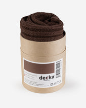 Decka Cased Heavyweight Plain Socks - Brown
