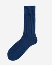 Decka Cased Heavyweight Plain Socks - Navy