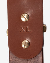 Heavy Duty "Tochigi" Leather Belt - Brown