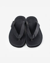 OGL X Dr. Sole Leather Thong Sandals - Black