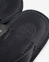 OGL X Dr. Sole Leather Thong Sandals - Black