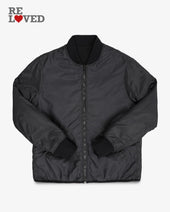 Reversible Fleece Jacket - Black (IHJ-157-BLK) Size Large