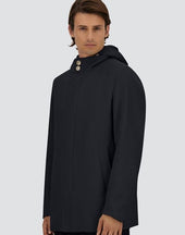 Trench Coat In New Cashmere And Changing Nylon